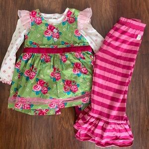 Wildflowers size 4 outfit